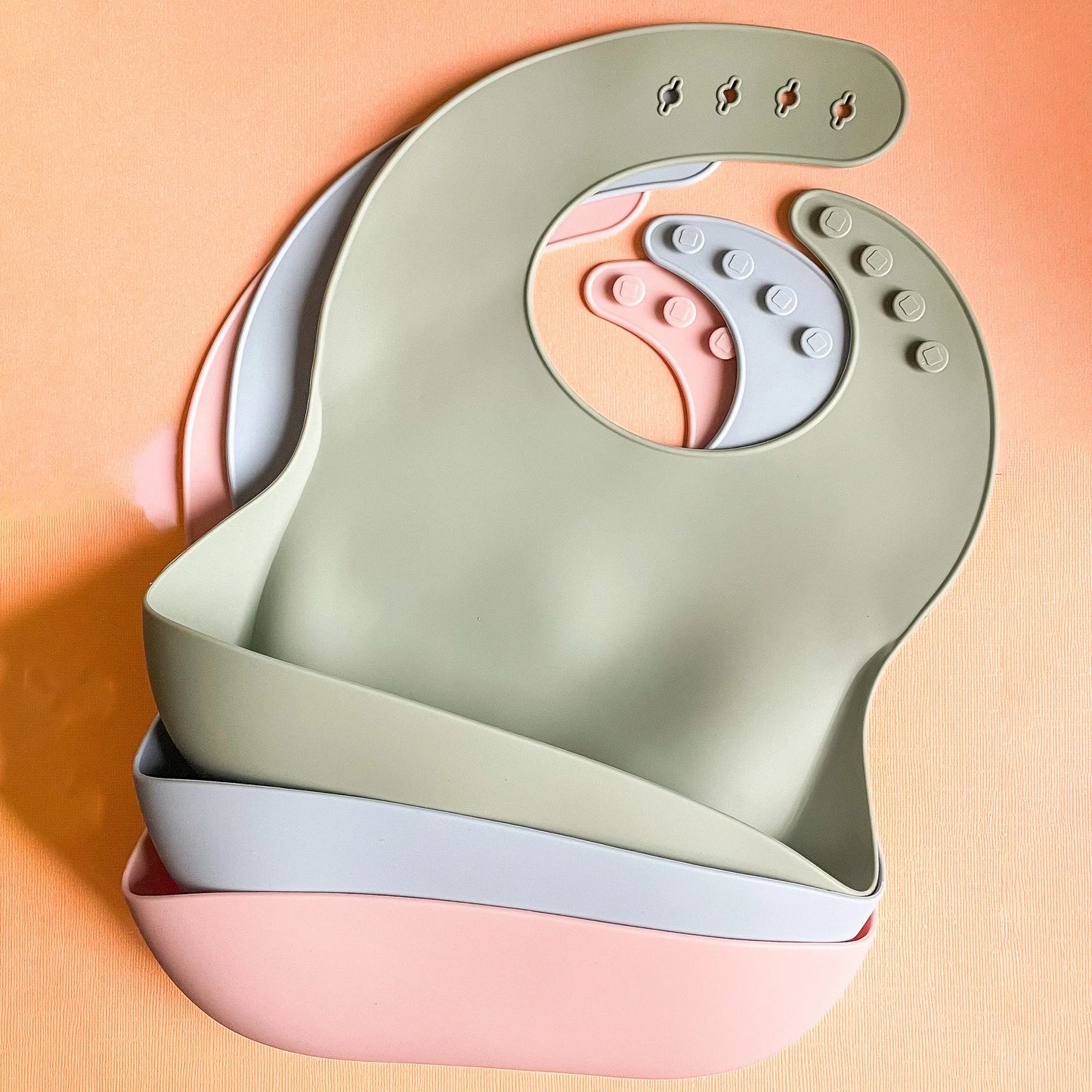 Silicone Bib - Green