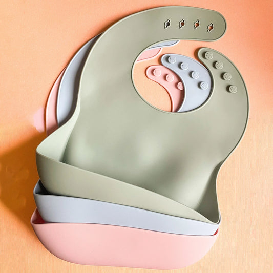 Silicone Bib - Blush