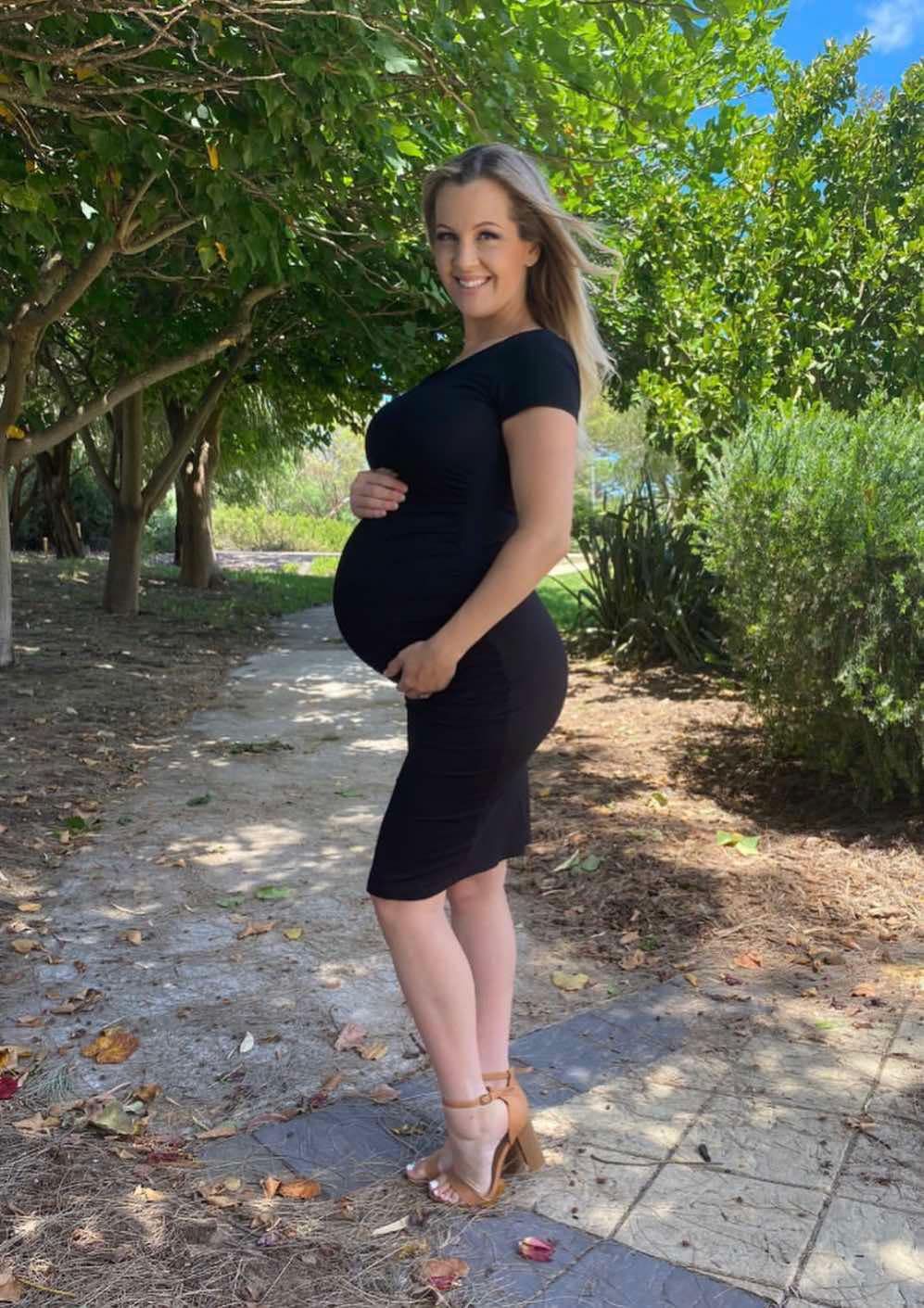 Maternity Bodycon Dress - Black