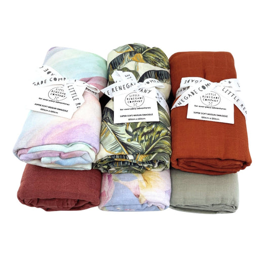 Muslin Wrap - Dusty Rose