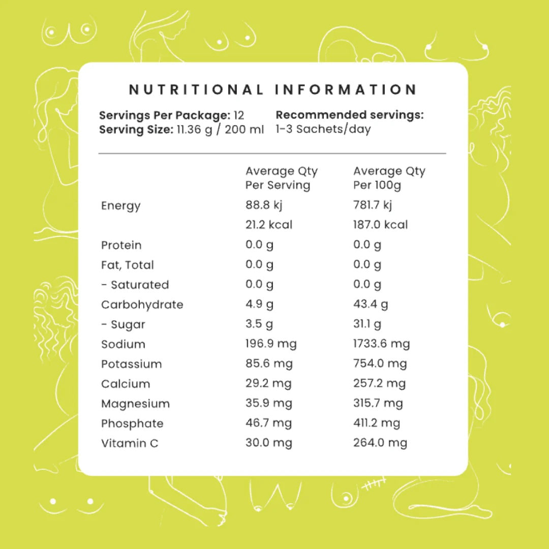 HydroBump Sour Apple Hydration Boosters – Electrolyte Drink Sachets for Pregnancy & Breastfeeding