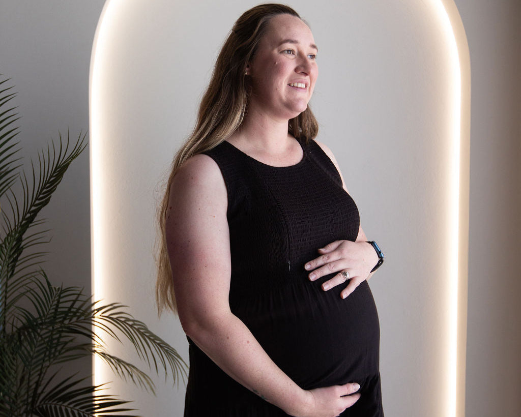 Sage Rose Feeding Dress