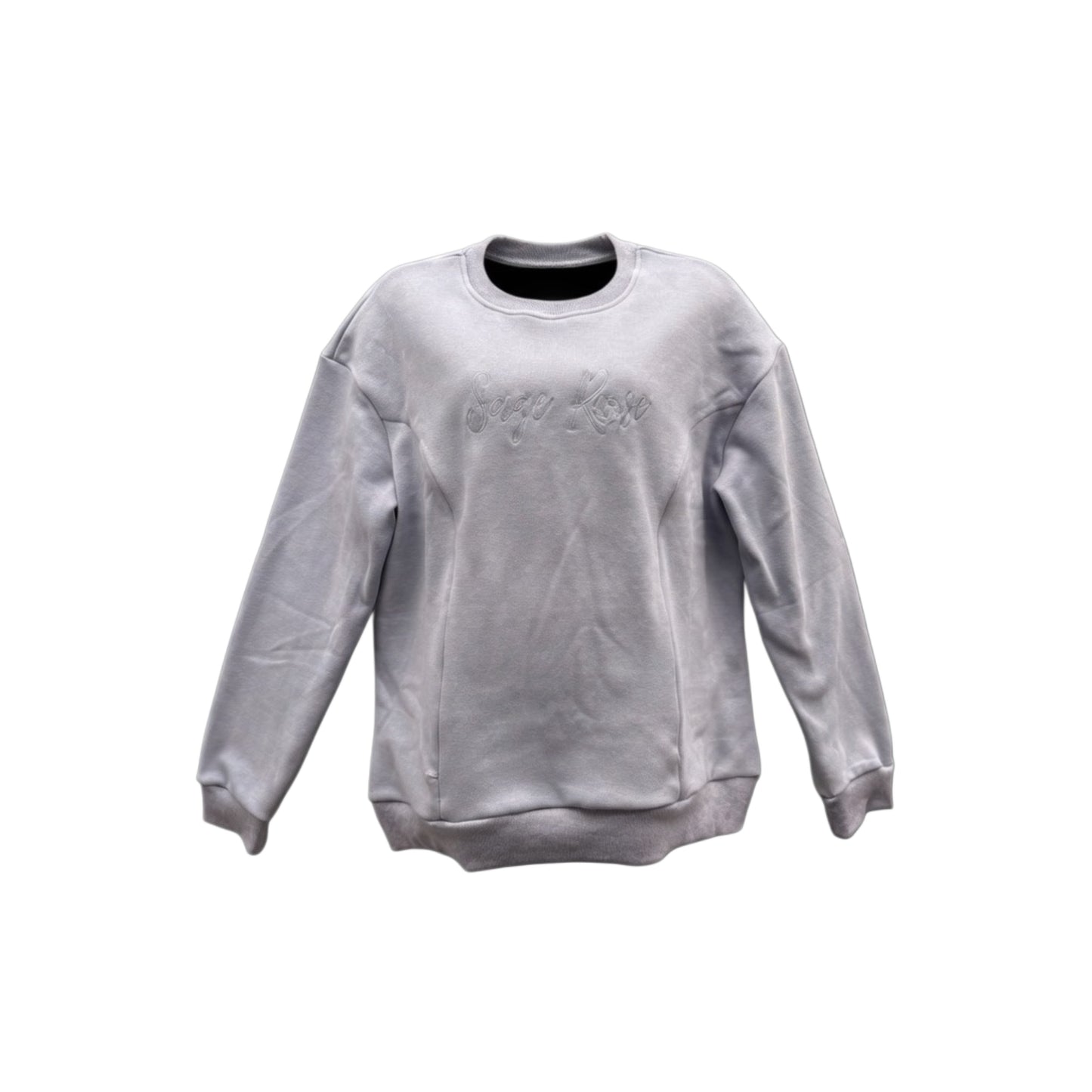 Sage Rose Breastfeeding Jumper – Grey (Pre-Order)