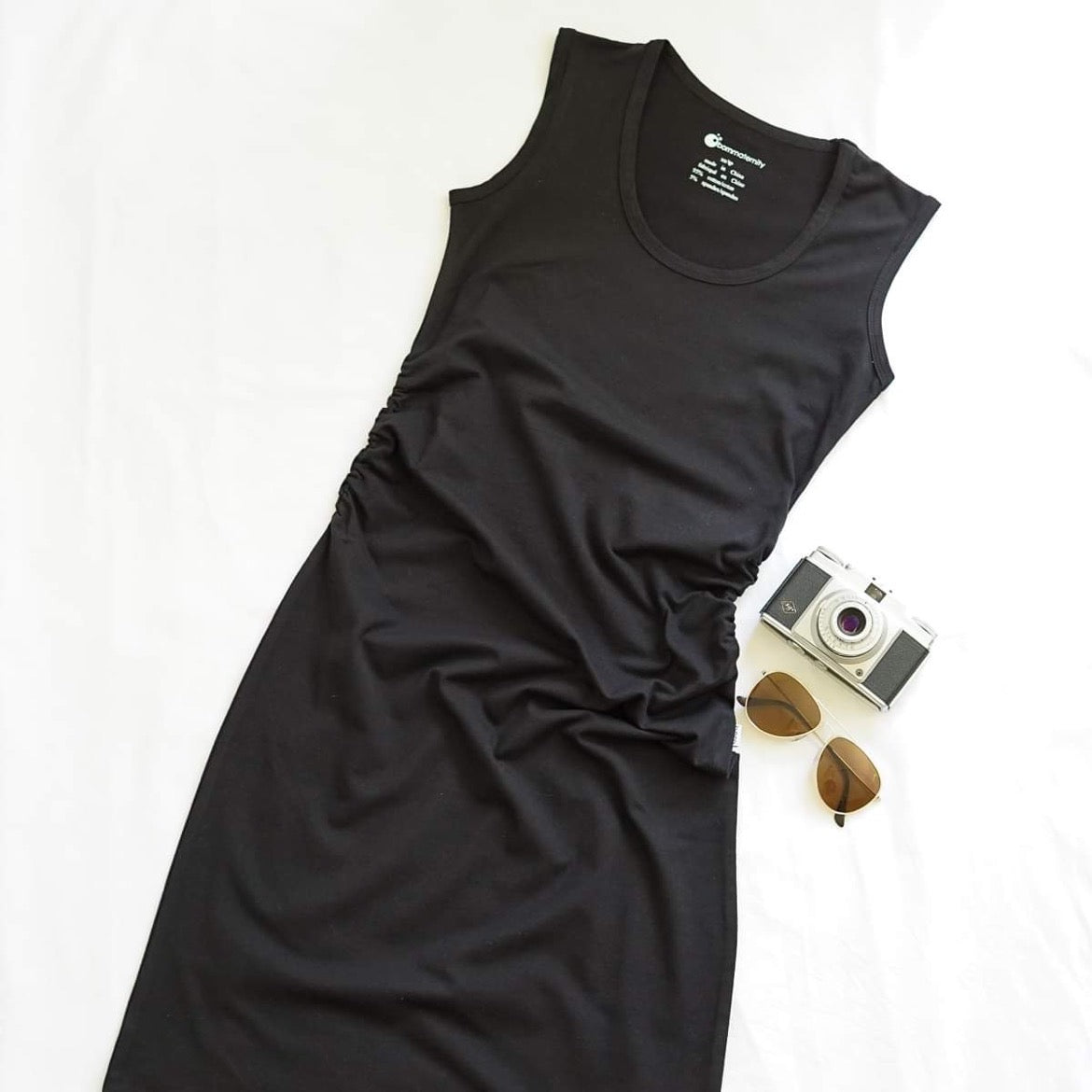 Born Maternity Sleeveless Dress (Black)