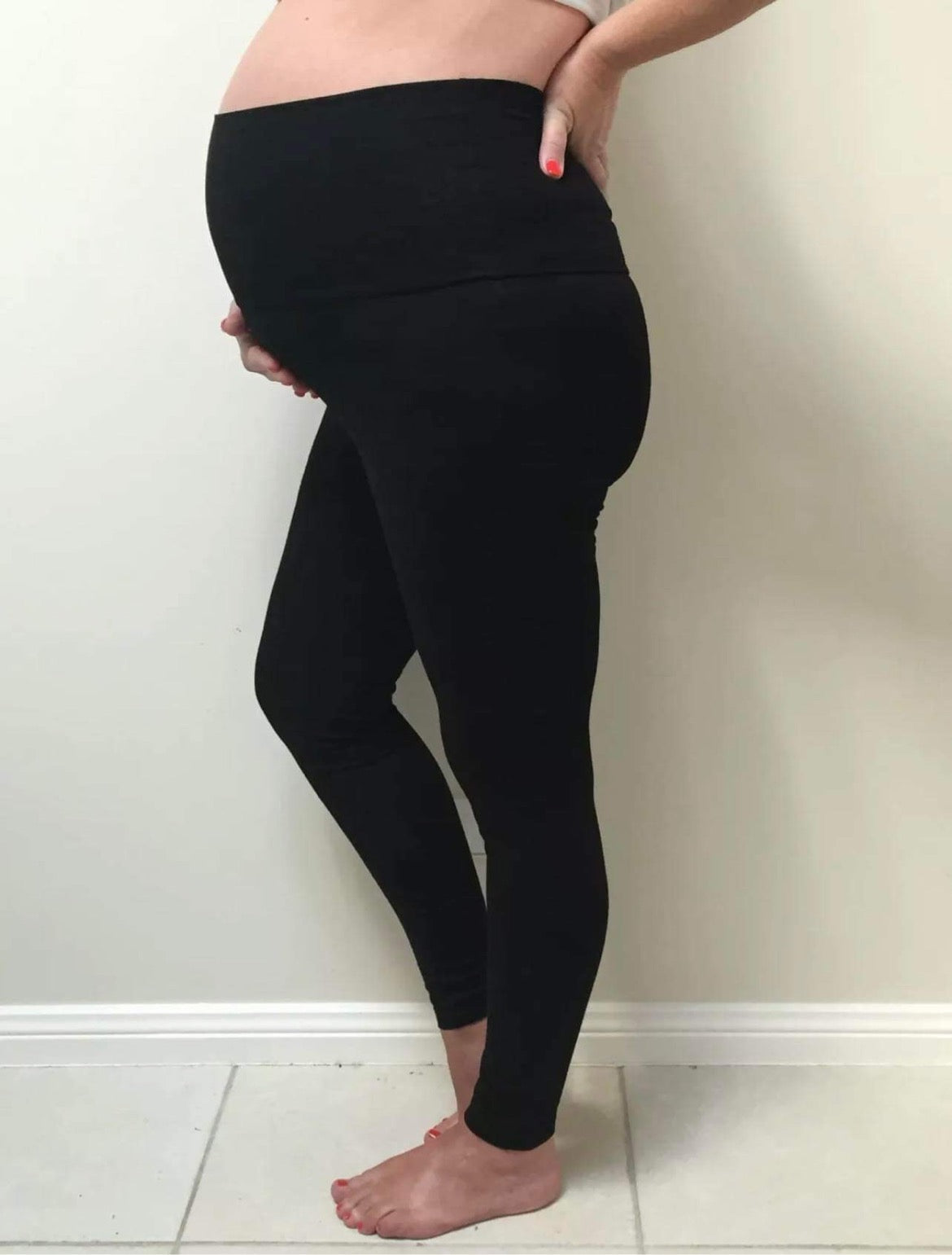 Born Maternity Casual Comfy Affordable Quality Leggings Black