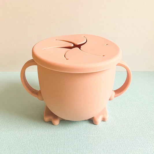 Sip n’ Snack Silicone 3-in-1 Cup - Pink