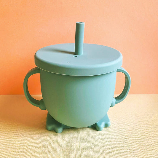Sip n’ Snack Silicone 3-in-1 Cup - Green
