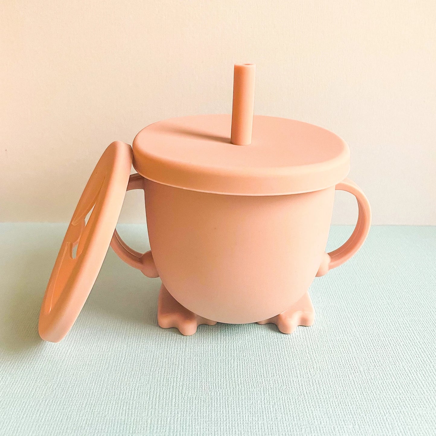 Sip n’ Snack Silicone 3-in-1 Cup - Pink