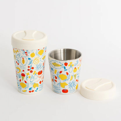 Chino Stainless Steel Coffee Cup 8oz Amalfi