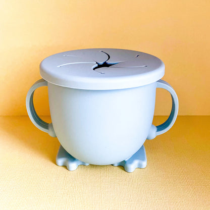 Sip n’ Snack Silicone 3-in-1 Cup - Blue