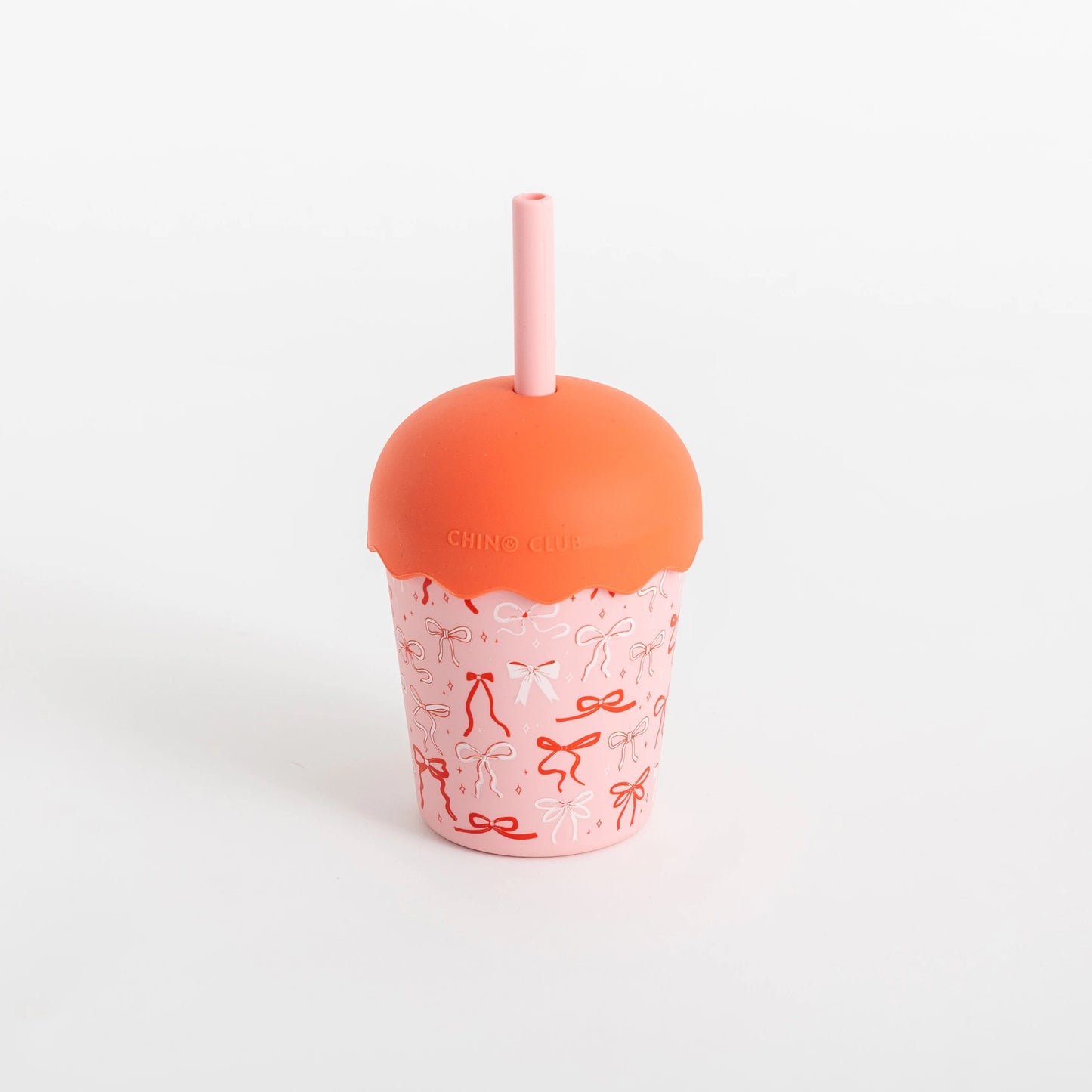 Chino Mini Smoothie Cup & Straw Bows