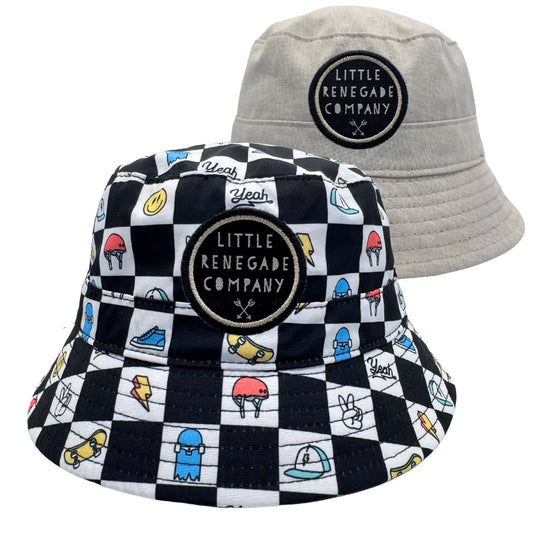 Hat - Checkmate - Midi Reversible