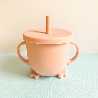 Sip n’ Snack Silicone 3-in-1 Cup - Pink