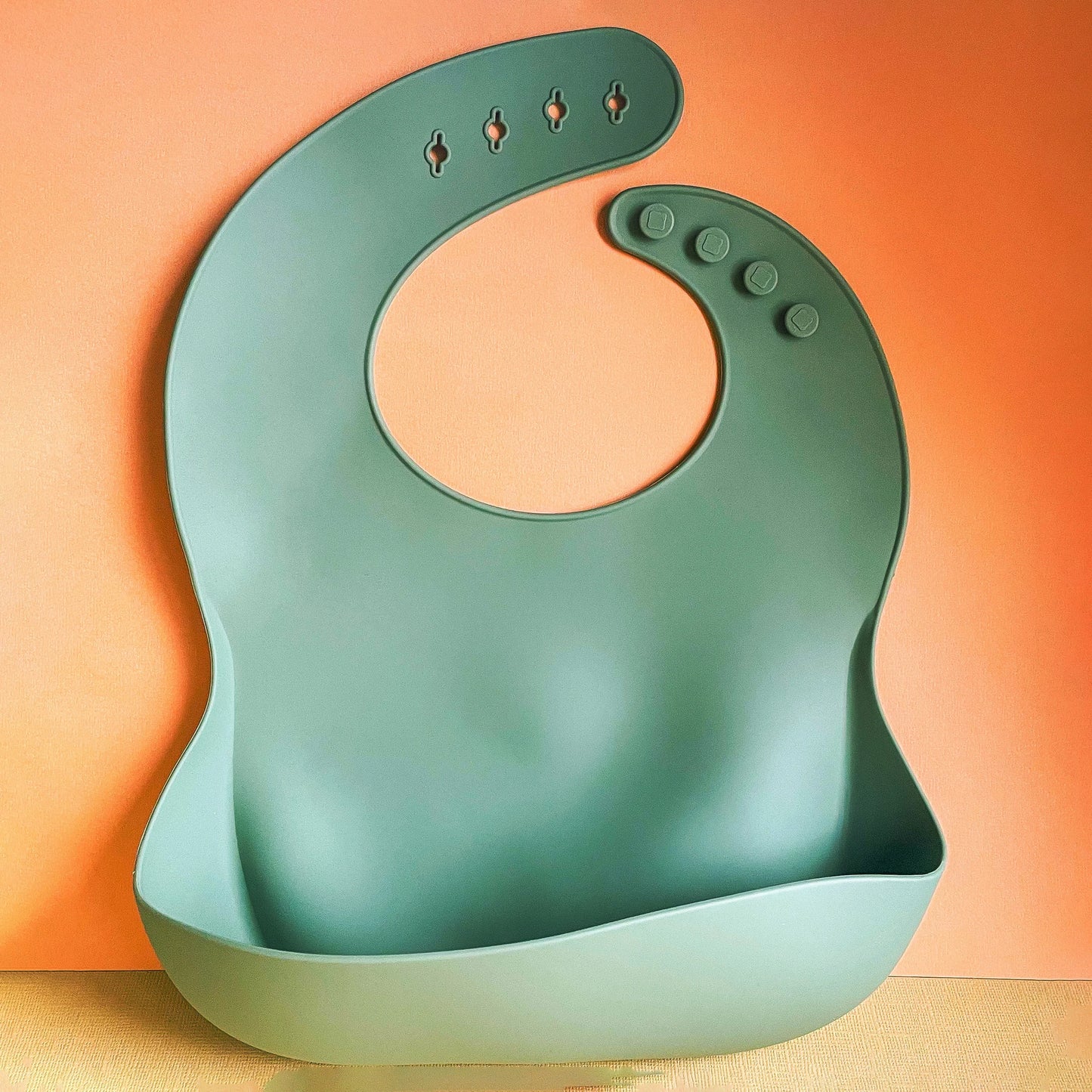 Silicone Bib - Green