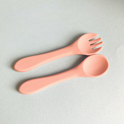 Fork & Spoon Set - Blush