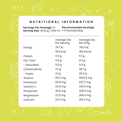 HydroBump Tropical Hydration Boosters – Electrolyte Drink Sachets for Pregnancy & Breastfeeding