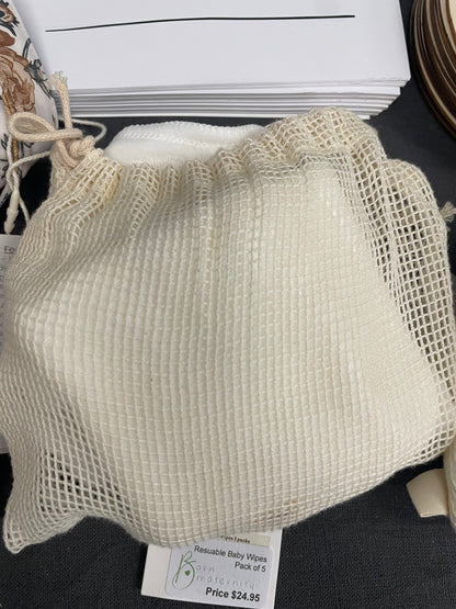 Reusable Bamboo Wipes