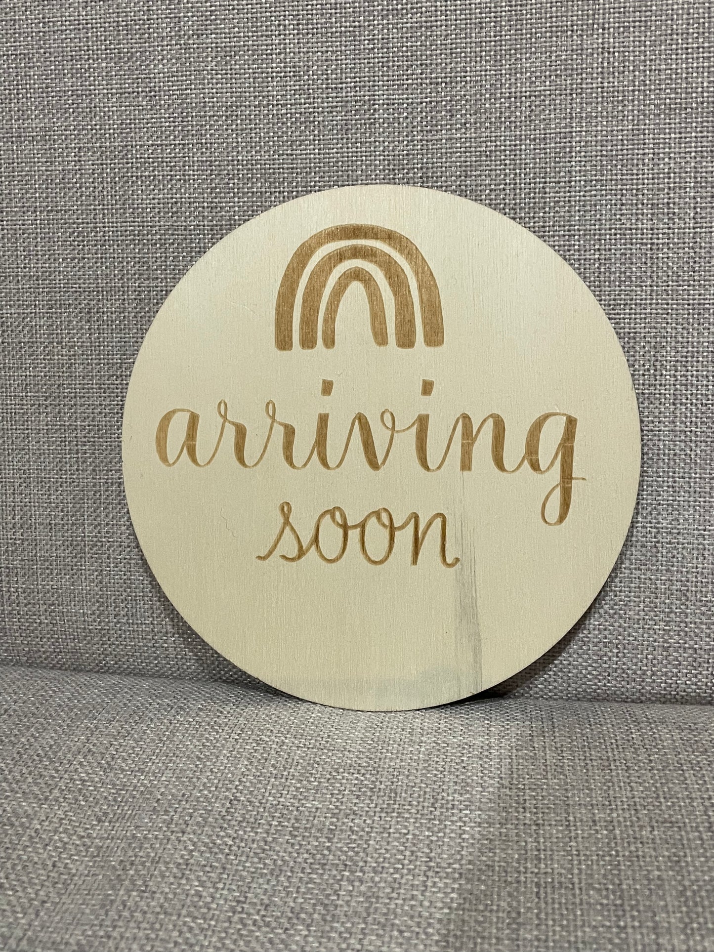 Baby Milestone Wooden Discs