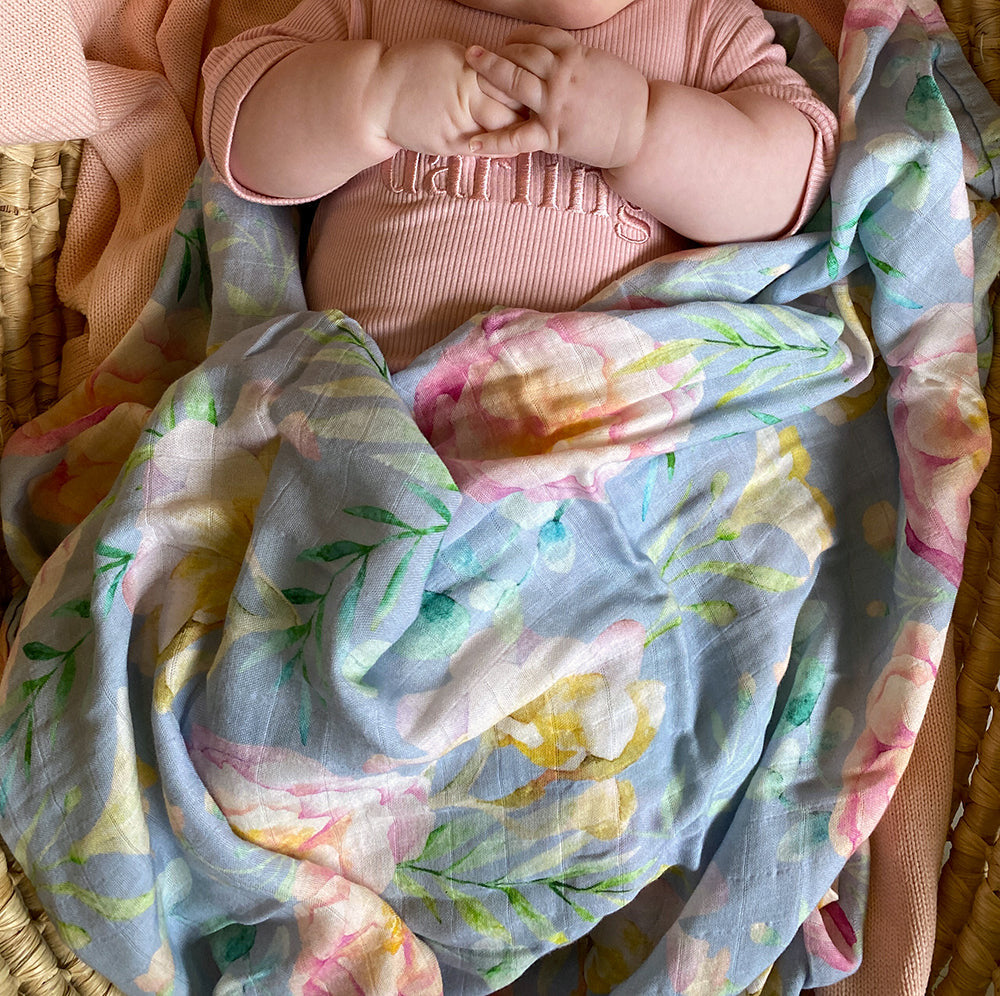 Muslin Wrap - Camellia