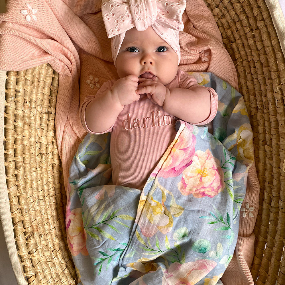 Muslin Wrap - Camellia