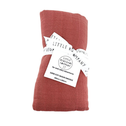 Muslin Wrap - Dusty Rose