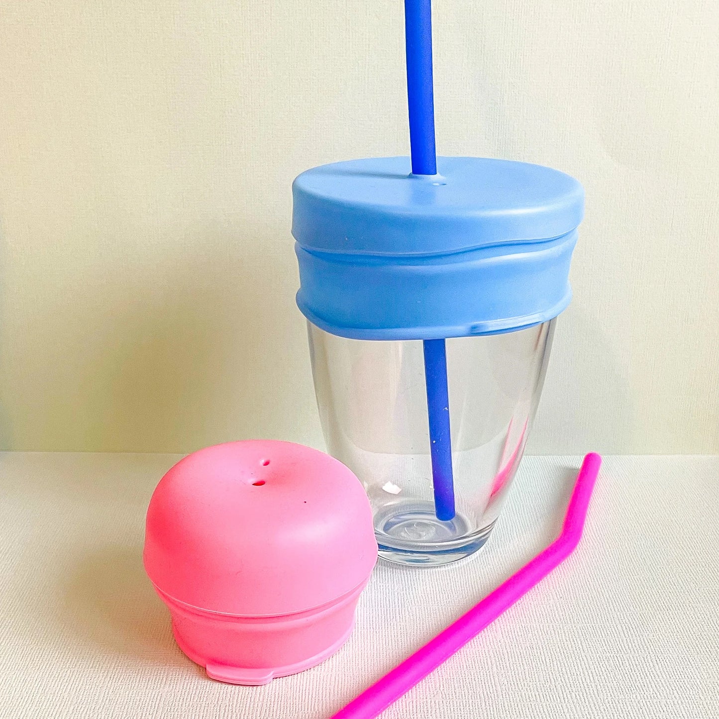 Straw Cup Lid - Rose