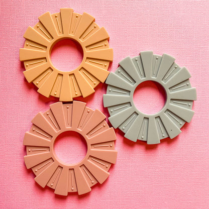 Tough Teether - Wheel Apricot