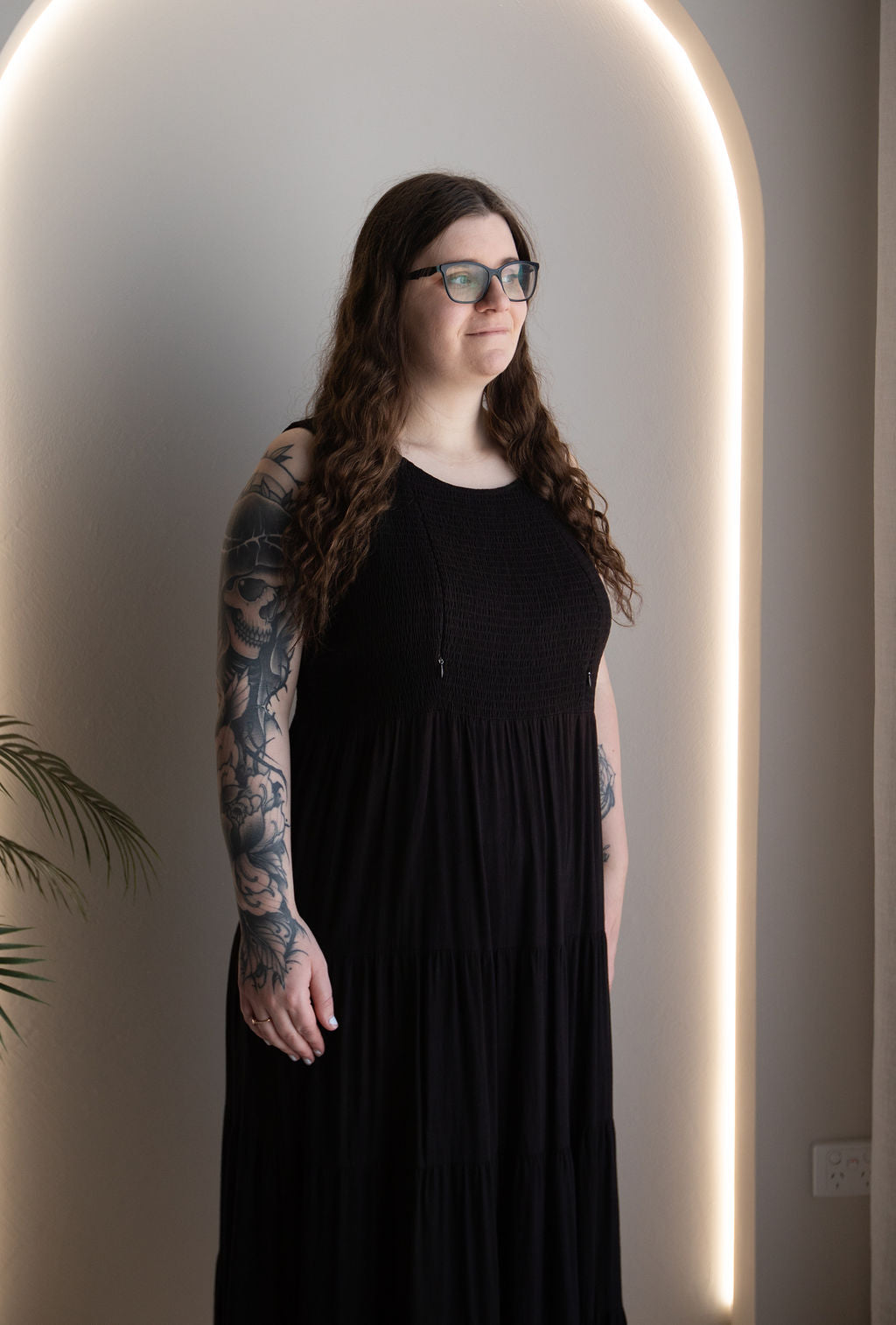 Sage Rose Feeding Dress