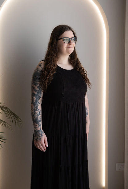 Sage Rose Feeding Dress