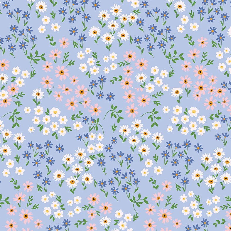 Chino Kids Blue Floral