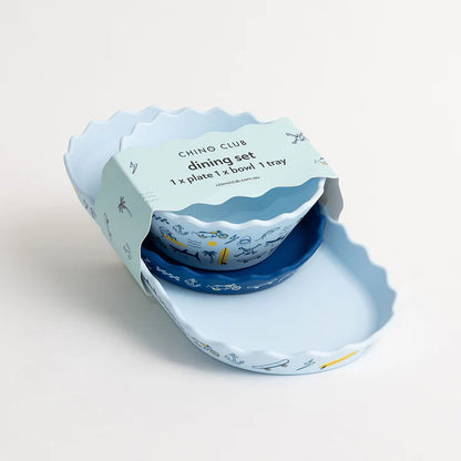 Chino Club Silicone Plate and Bowl Set - Rad Times
