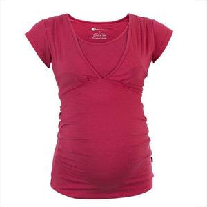 Born Maternity Casual Comfy Affordable Quality Feeding Top Pink