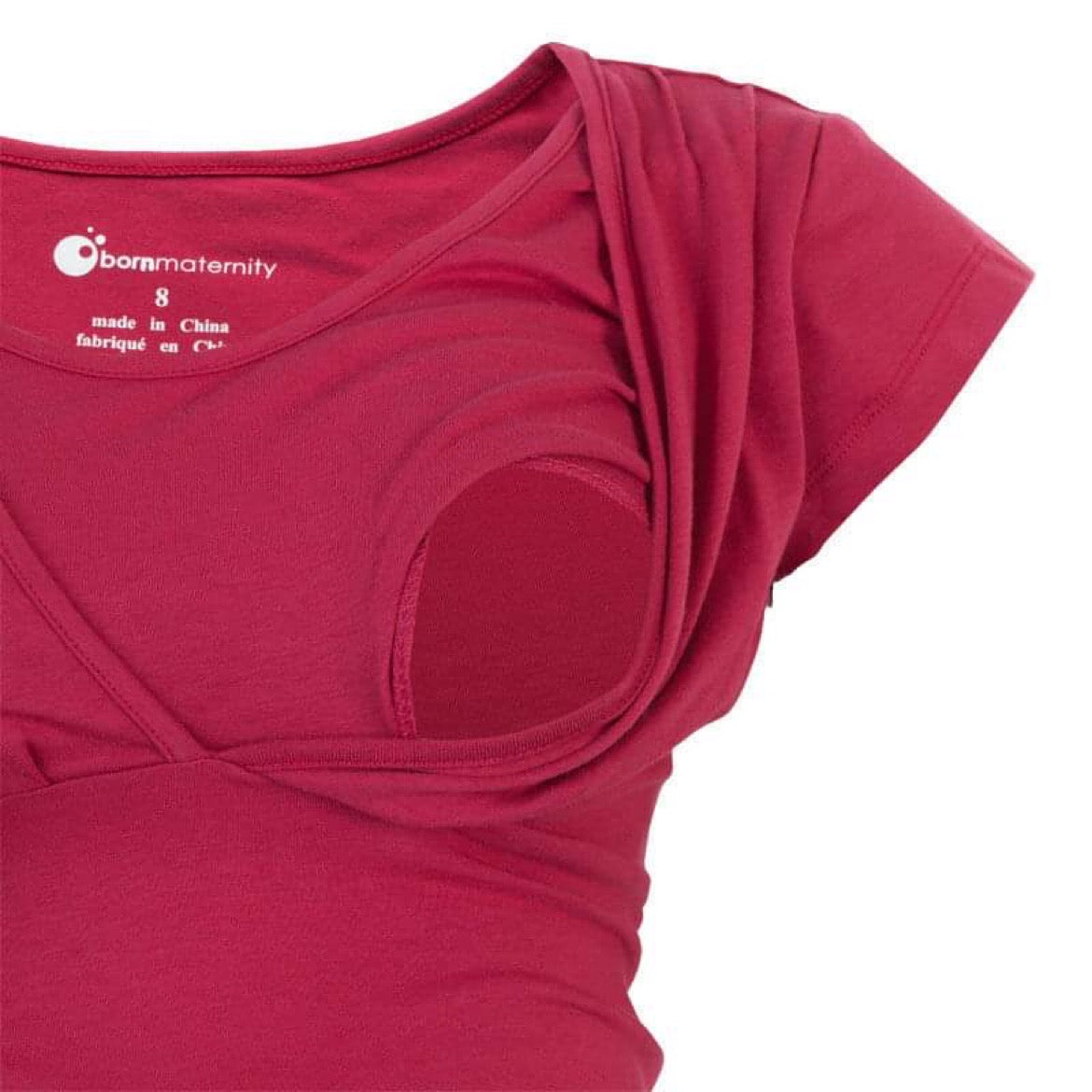Born Maternity Breast Feeding Top (Pink)