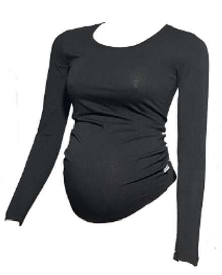 Born Maternity Casual Comfy Affordable Quality Long Sleeve Top Black