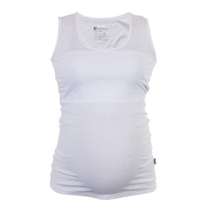Born Maternity Casual Comfy Affordable Quality Singlet Nursing Top White
